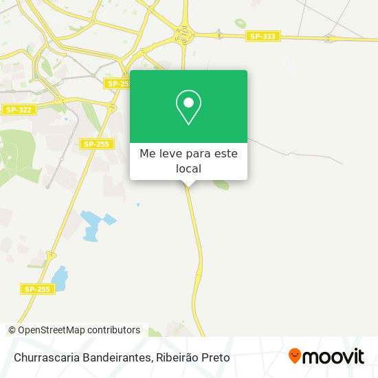 Churrascaria Bandeirantes mapa