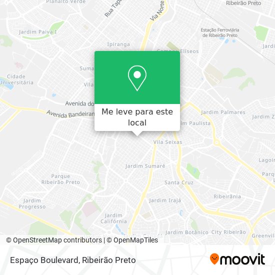 Espaço Boulevard mapa