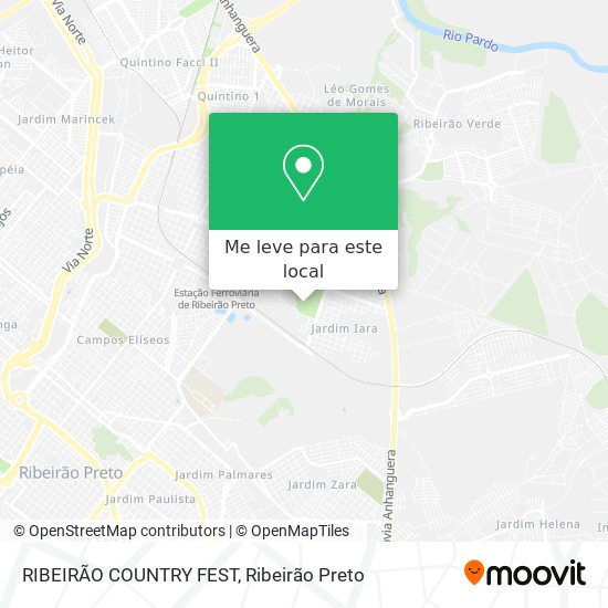 RIBEIRÃO COUNTRY FEST mapa