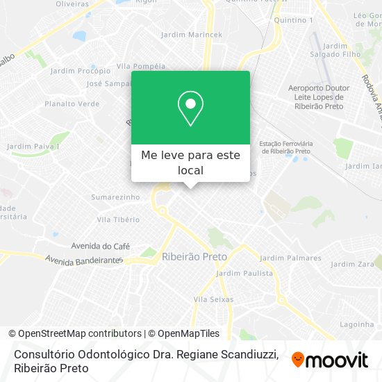 Consultório Odontológico Dra. Regiane Scandiuzzi mapa
