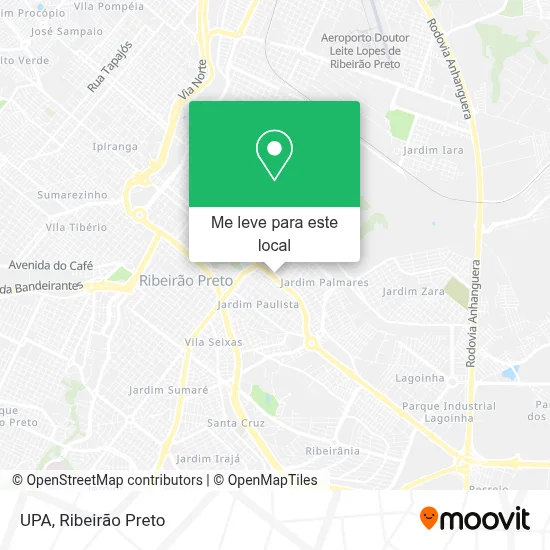UPA mapa