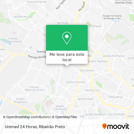 Unimed 24 Horas mapa