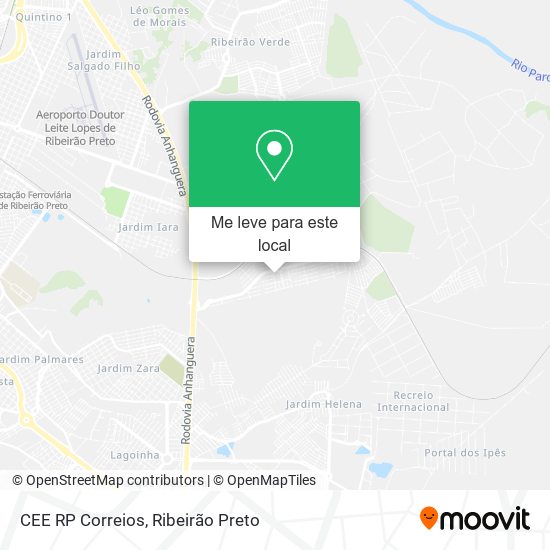 CEE RP Correios mapa