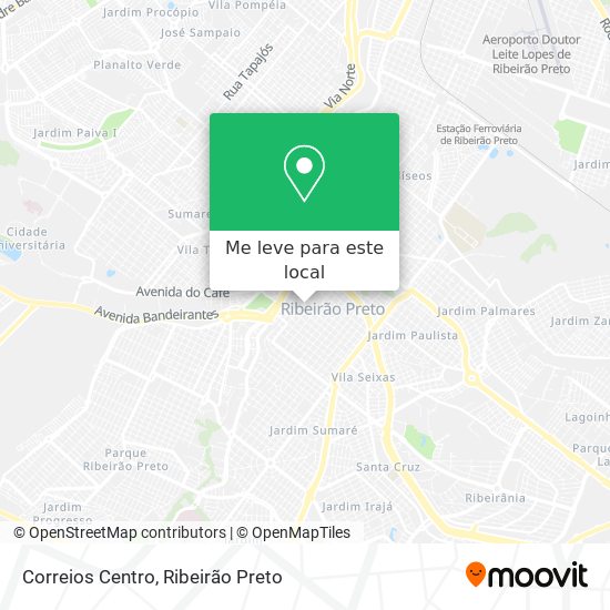 Correios Centro mapa