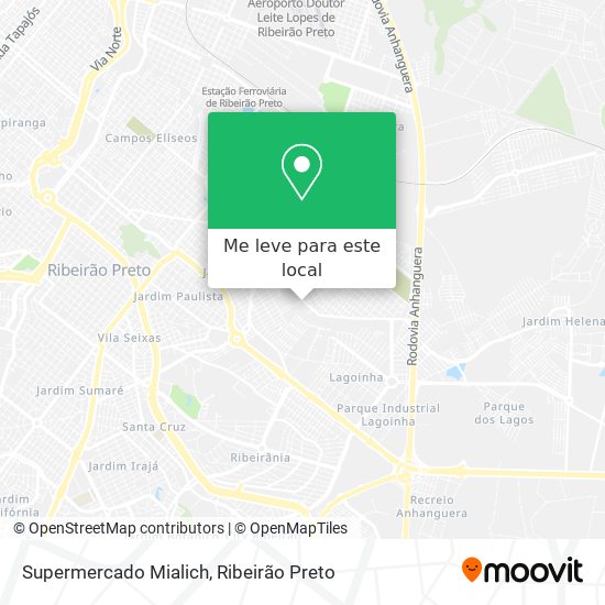 Supermercado Mialich mapa