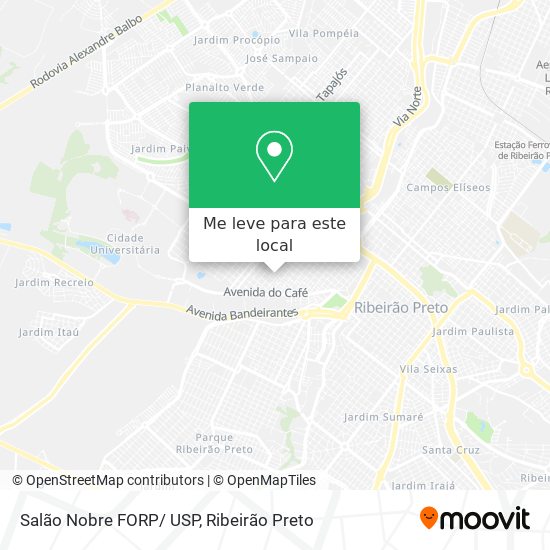 Salão Nobre FORP/ USP mapa
