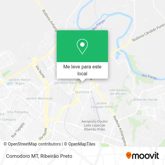 Comodoro MT mapa