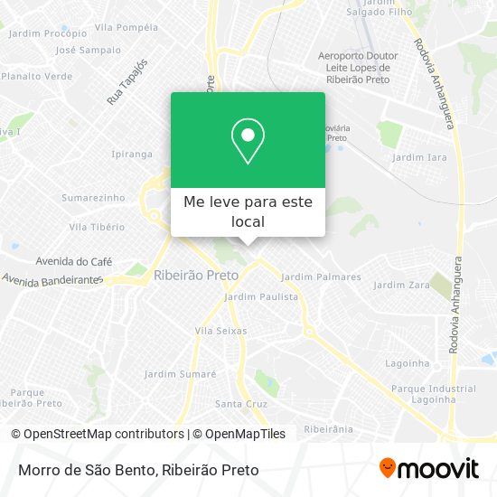 Morro de São Bento mapa