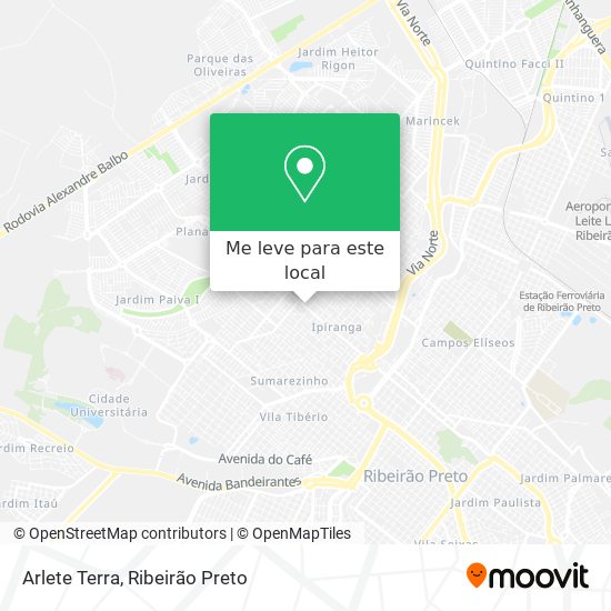 Arlete Terra mapa