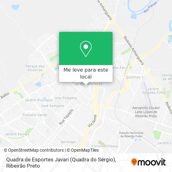 Quadra de Esportes Javari (Quadra do Sérgio) mapa