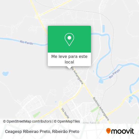 Ceagesp Ribeirao Preto mapa