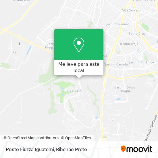 Posto Fiuzza Iguatemi mapa