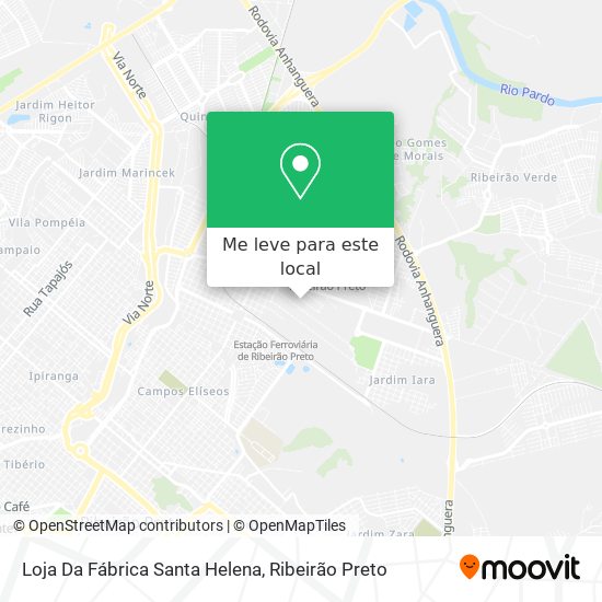 Loja Da Fábrica Santa Helena mapa