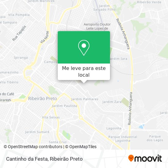 Cantinho da Festa mapa