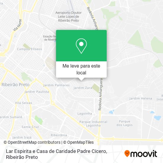 Lar Espirita e Casa de Caridade Padre Cícero mapa