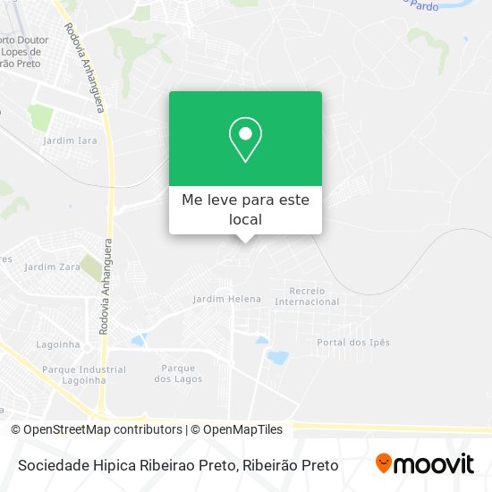 Sociedade Hipica Ribeirao Preto mapa