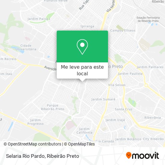 Selaria Rio Pardo mapa
