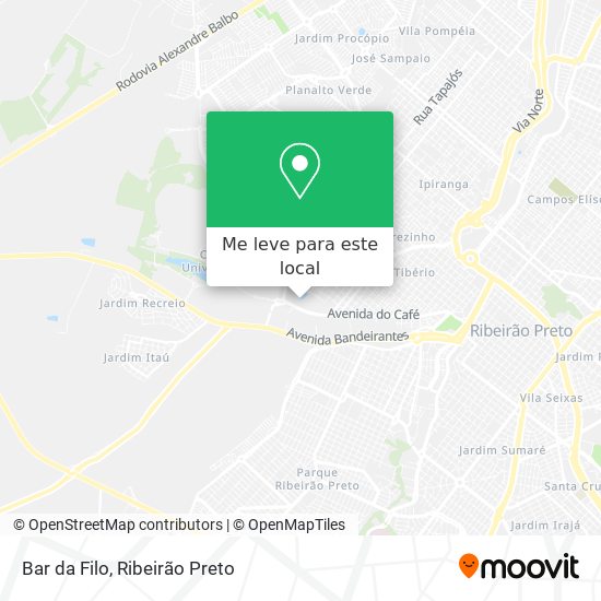 Bar da Filo mapa