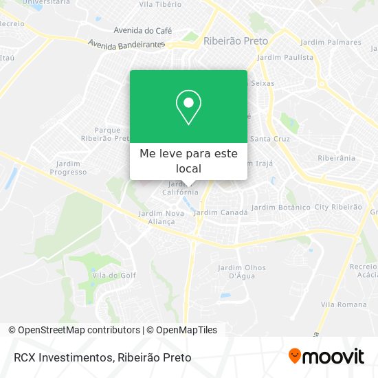 RCX Investimentos mapa