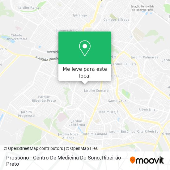 Prossono - Centro De Medicina Do Sono mapa