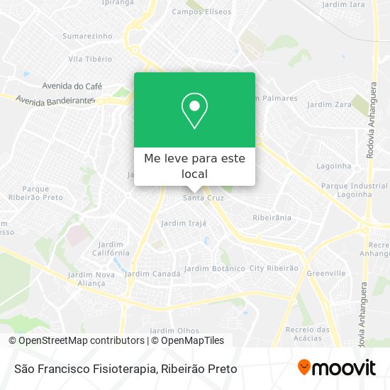 São Francisco Fisioterapia mapa