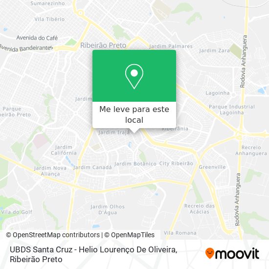 UBDS Santa Cruz - Helio Lourenço De Oliveira mapa