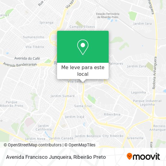 Avenida Francisco Junqueira mapa