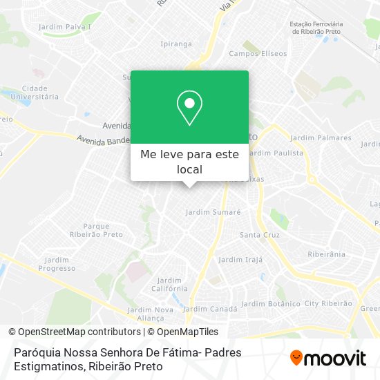 Paróquia Nossa Senhora De Fátima- Padres Estigmatinos mapa