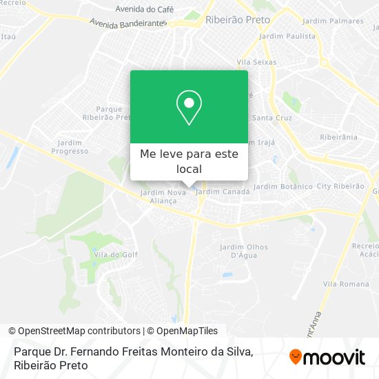 Parque Dr. Fernando Freitas Monteiro da Silva mapa