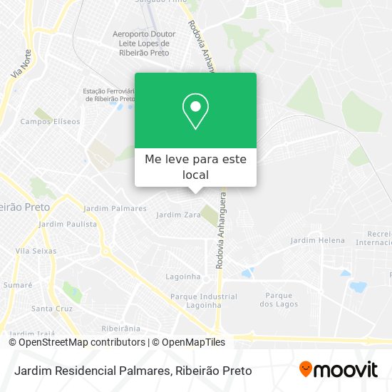 Jardim Residencial Palmares mapa