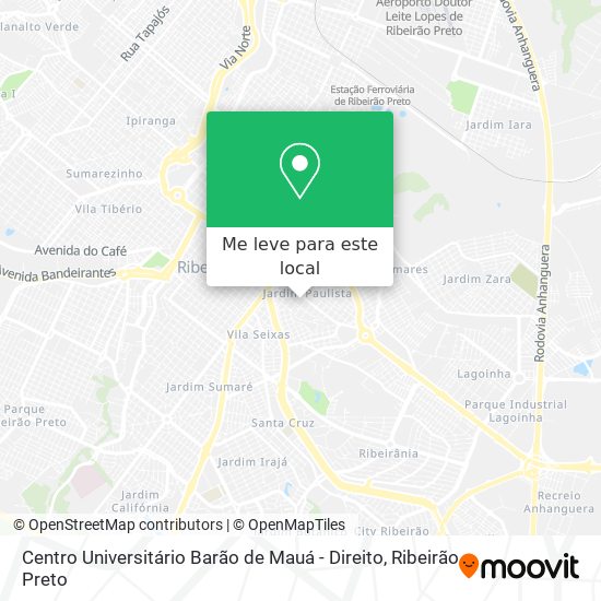 Centro Universitário Barão de Mauá - Direito mapa