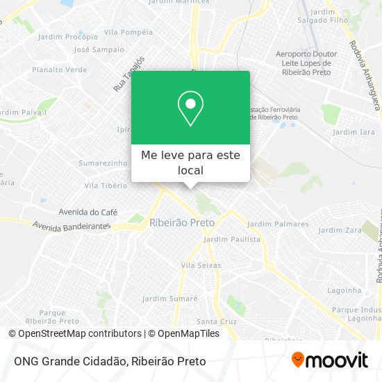 ONG Grande Cidadão mapa