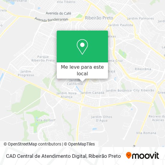 CAD Central de Atendimento Digital mapa