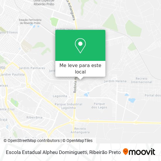 Escola Estadual Alpheu Dominiguetti mapa