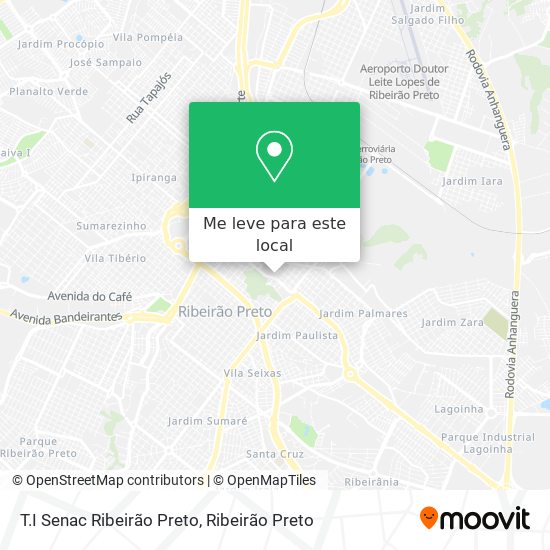 T.I Senac Ribeirão Preto mapa