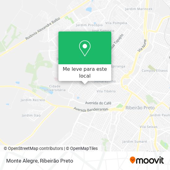 Monte Alegre mapa