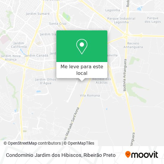 Condomínio Jardim dos Hibiscos mapa
