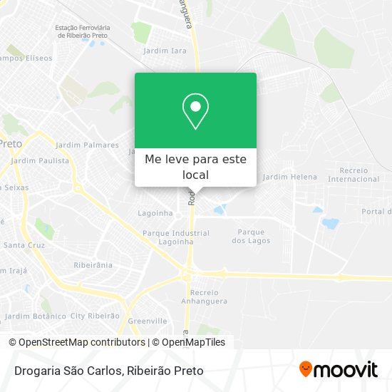 Drogaria São Carlos mapa