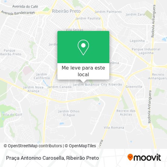 Praça Antonino Carosella mapa