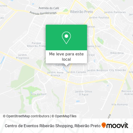 Centro de Eventos Ribeirão Shopping mapa