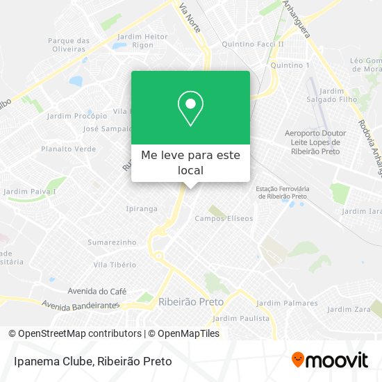Ipanema Clube mapa