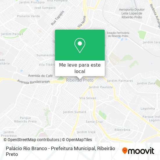 Palácio Rio Branco - Prefeitura Municipal mapa