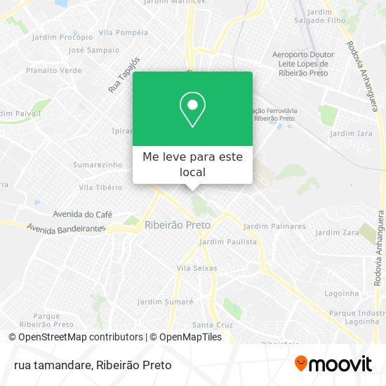 rua tamandare mapa