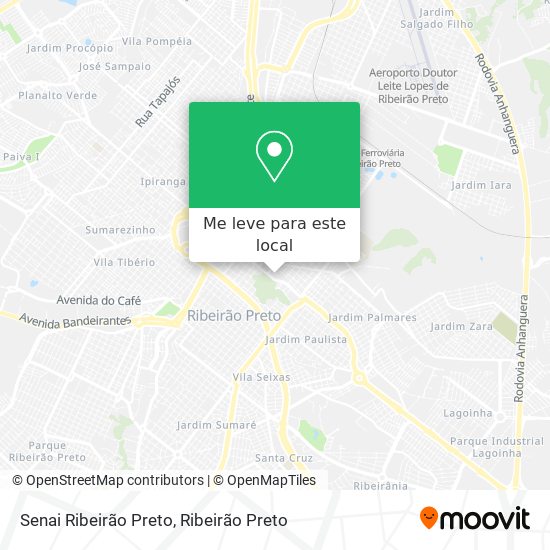 Senai Ribeirão Preto mapa