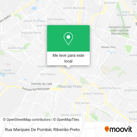 Rua Marques De Pombal mapa