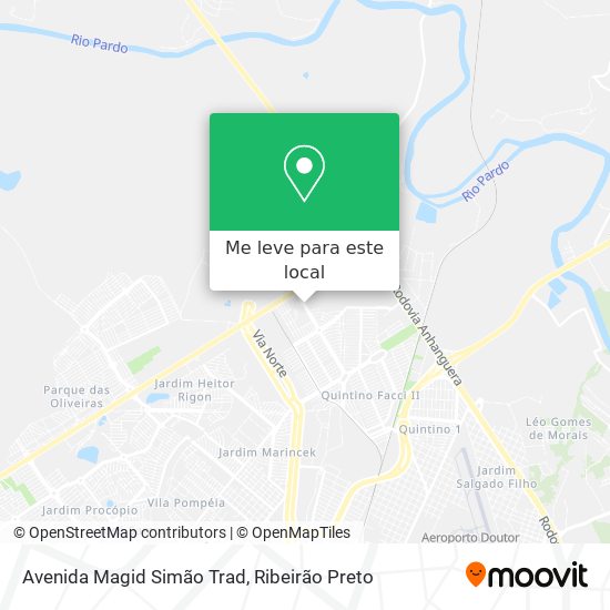 Avenida Magid Simão Trad mapa