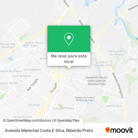 Avenida Marechal Costa E Silva mapa