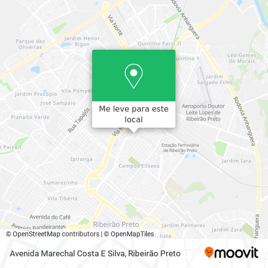 Avenida Marechal Costa E Silva mapa