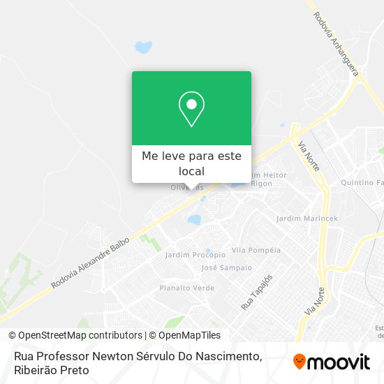 Rua Professor Newton Sérvulo Do Nascimento mapa