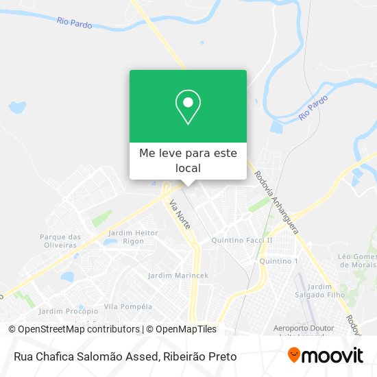 Rua Chafica Salomão Assed mapa